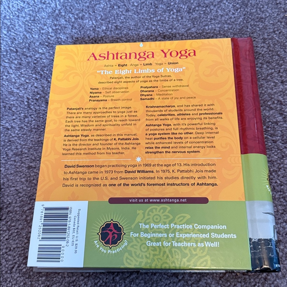 Ashtanga Yoga Practice Manual Book - Picture 2 of 3